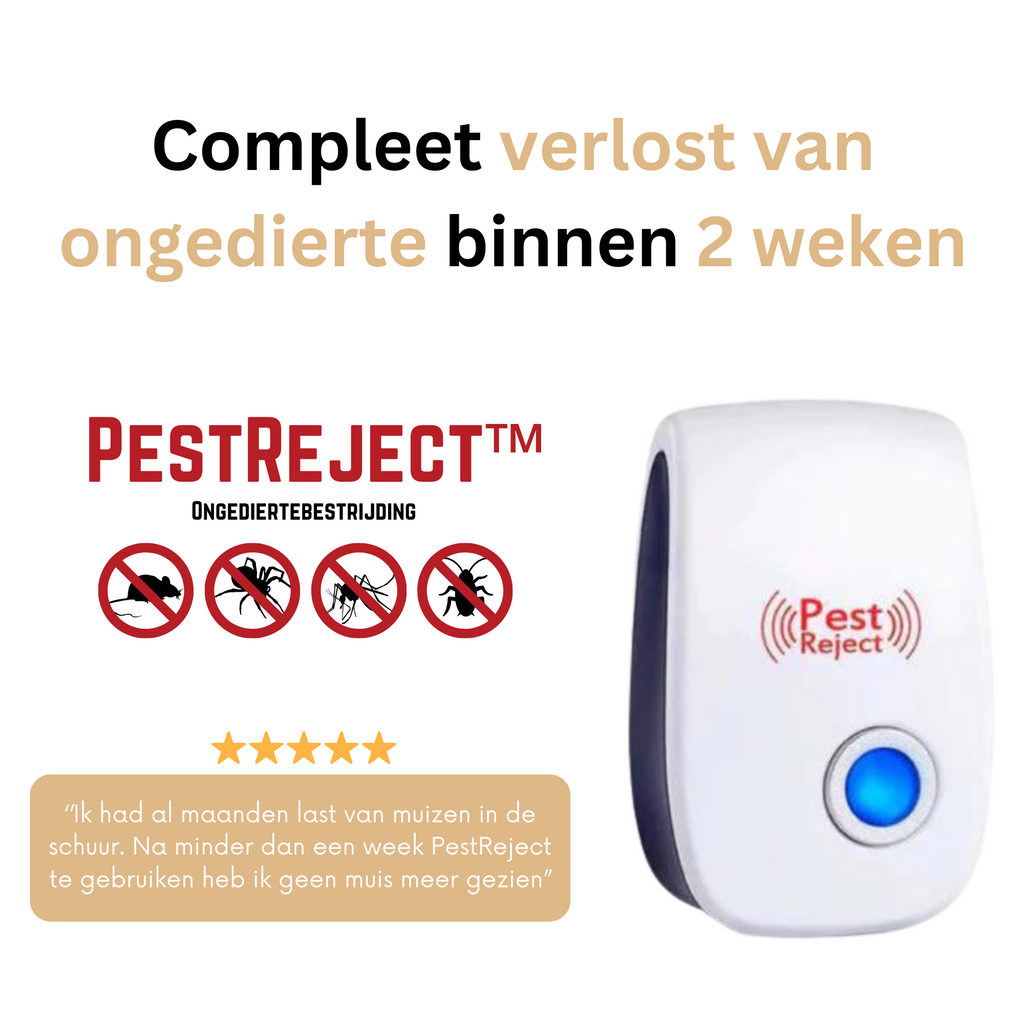 Ultraljudsskrämma mot skadedjur | Plug-in-skydd mot möss, gnagare och insekter | Giftfri och husdjursvänlig | Täcker 40 m² – Lamylie