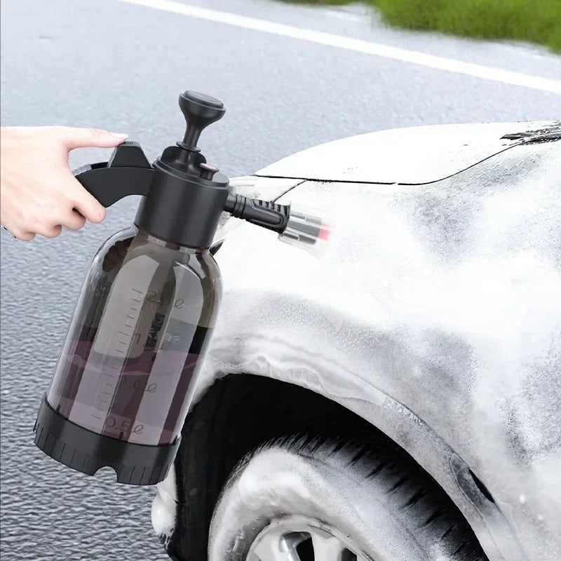 Foam Sprayer for Car Cleaning | 3 Nozzles for Deep Cleaning | White or Black - Lamylie