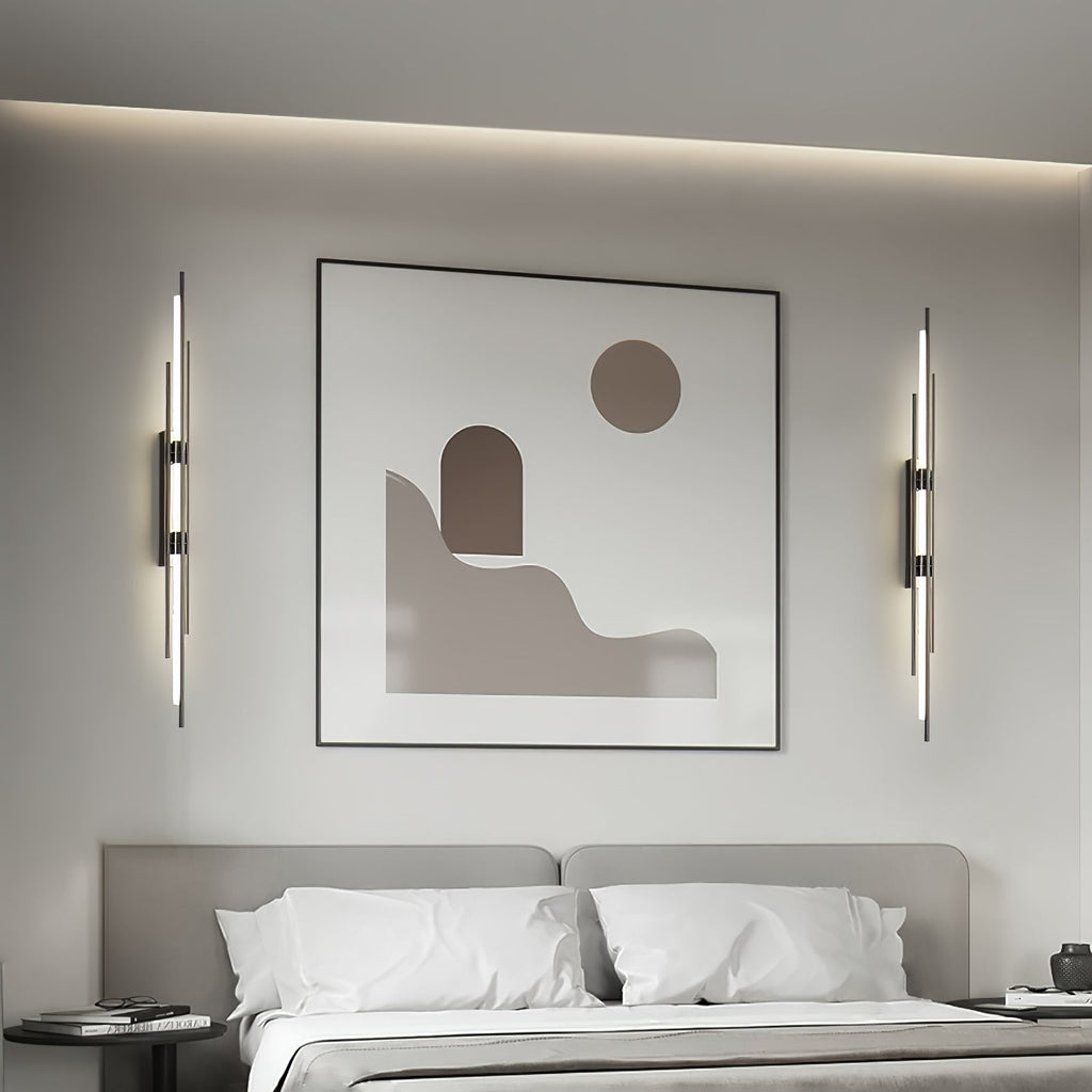 Nova Luxe LED-vegglampe i gull — moderne stil, slitesterk konstruksjon, varmt lys