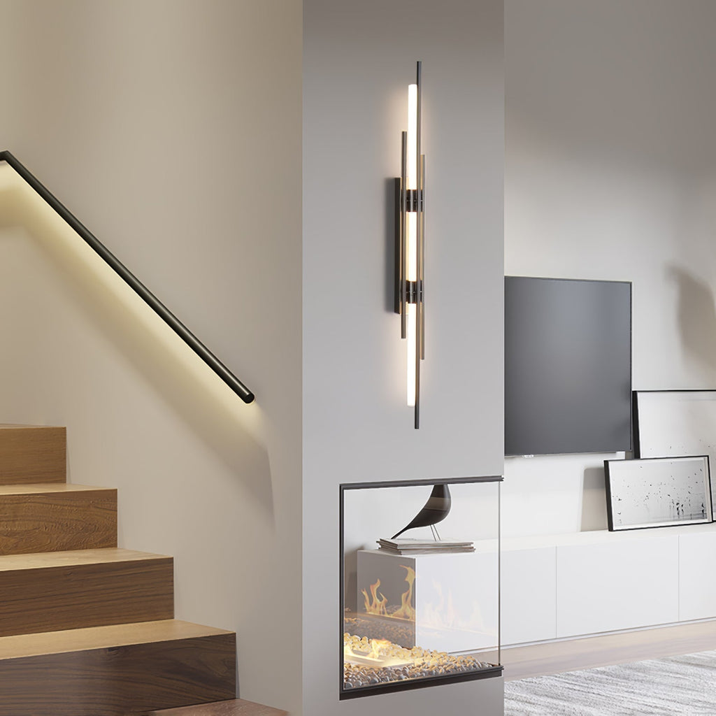 Nova Luxe LED-vegglampe i gull — moderne stil, slitesterk konstruksjon, varmt lys