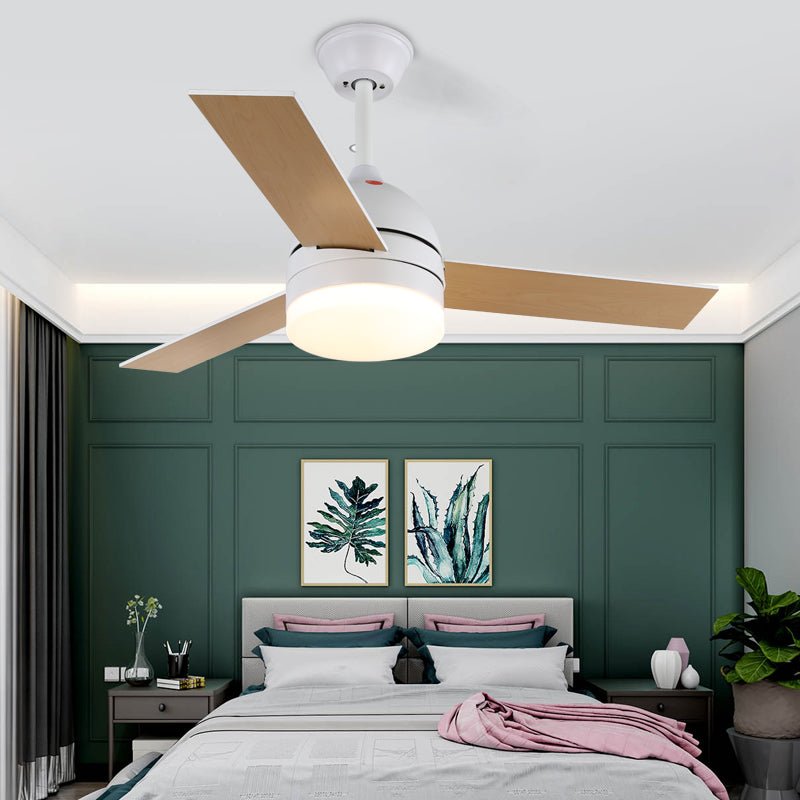 Minimalist Ceiling Fan with Lighting — Selena - Lamylie