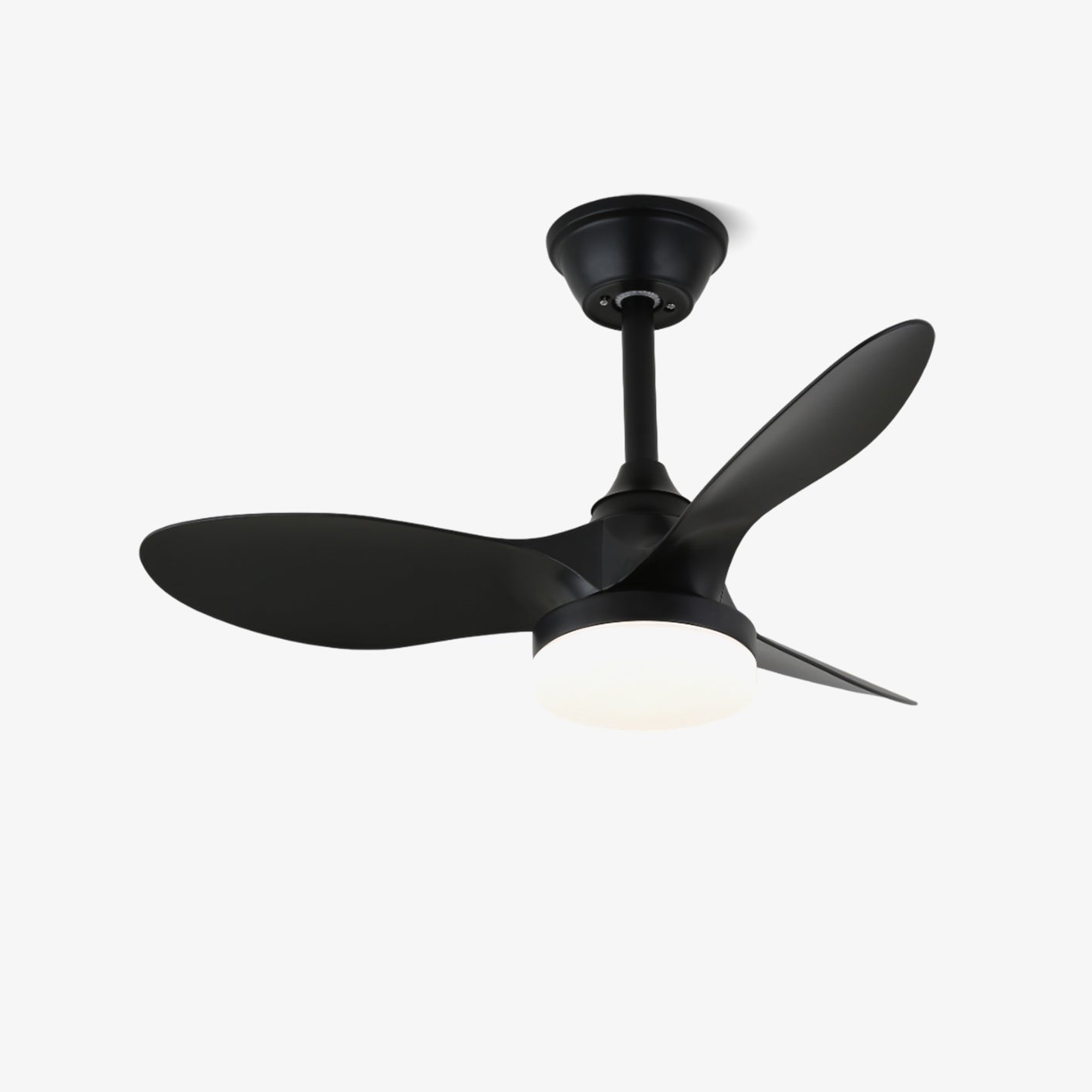 Ventilator de tavan cu iluminare | Design modern Ø81 cm | 6 viteze | Include telecomandă – Lamylie