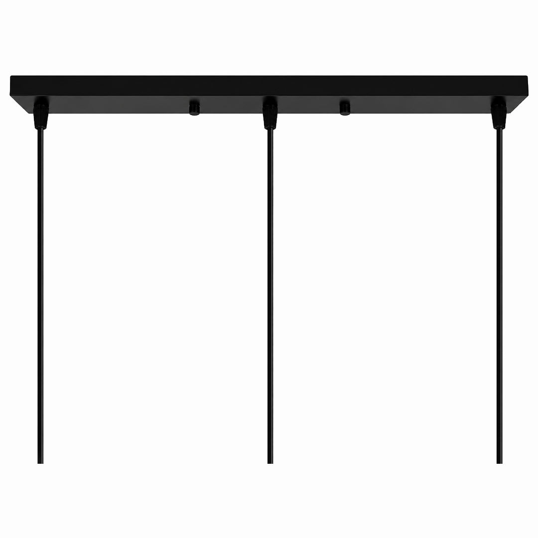 Rectangular Ceiling Rose for Multiple Pendant Lamps | Available in 30-80cm and 1-5 Light Points - Lamylie