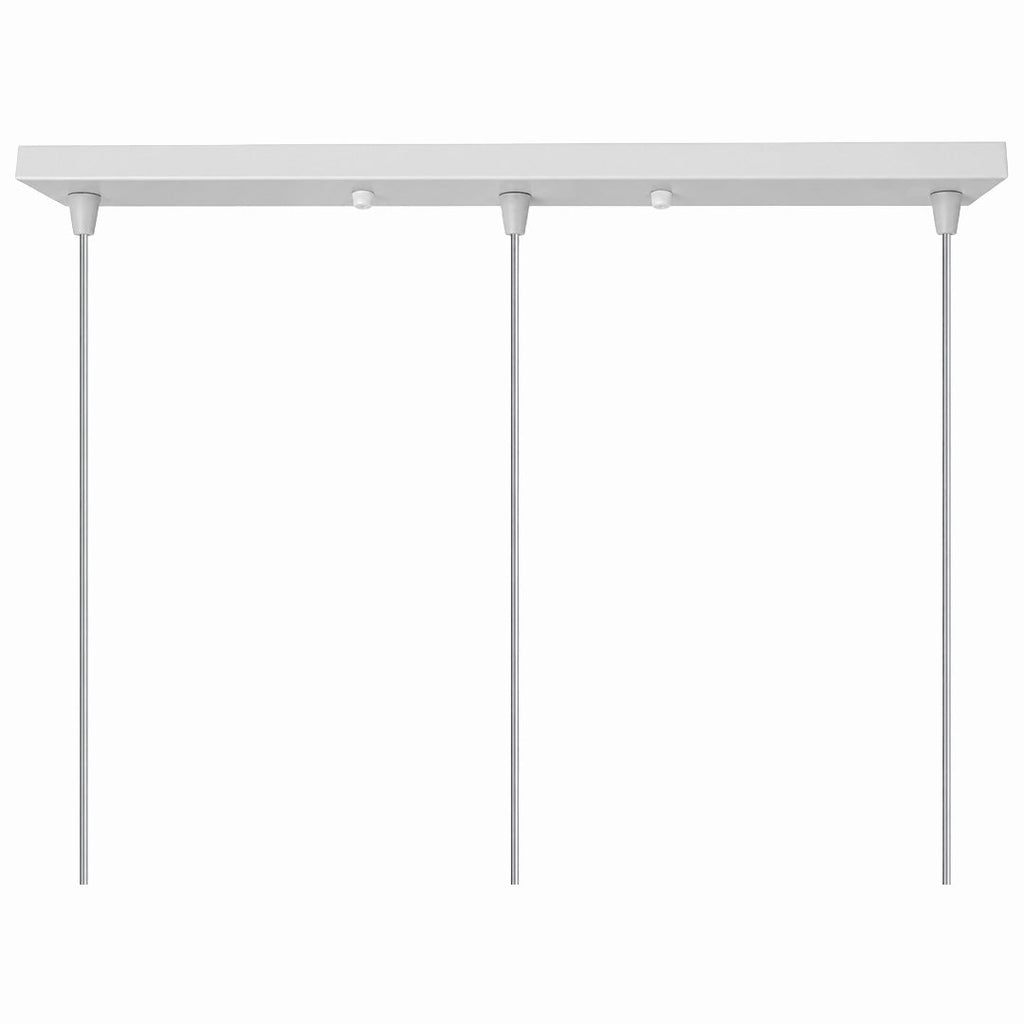 Rectangular Ceiling Rose for Multiple Pendant Lamps | Available in 30-80cm and 1-5 Light Points - Lamylie