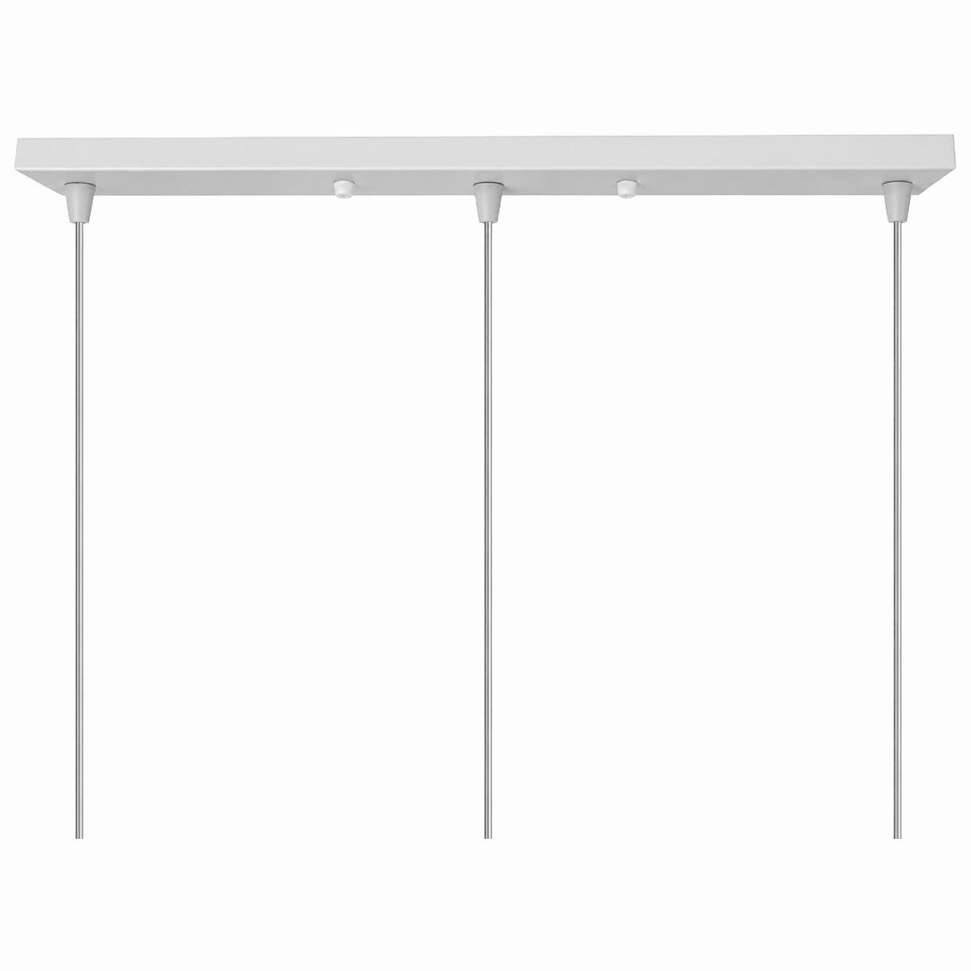 Rectangular Ceiling Rose for Multiple Pendant Lamps | Available in 30-80cm and 1-5 Light Points - Lamylie