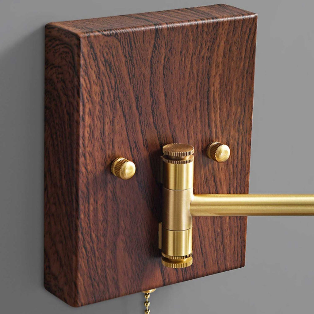 Ceramic Wall Lamp Geometric Design | 5 Models Brass & Walnut - Lamylie