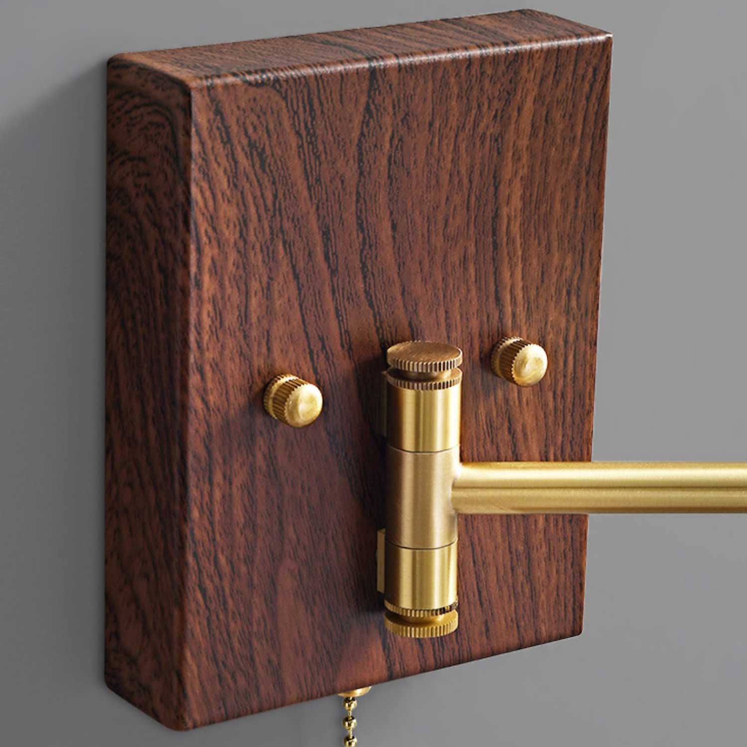 Ceramic Wall Lamp Geometric Design | 5 Models Brass & Walnut - Lamylie