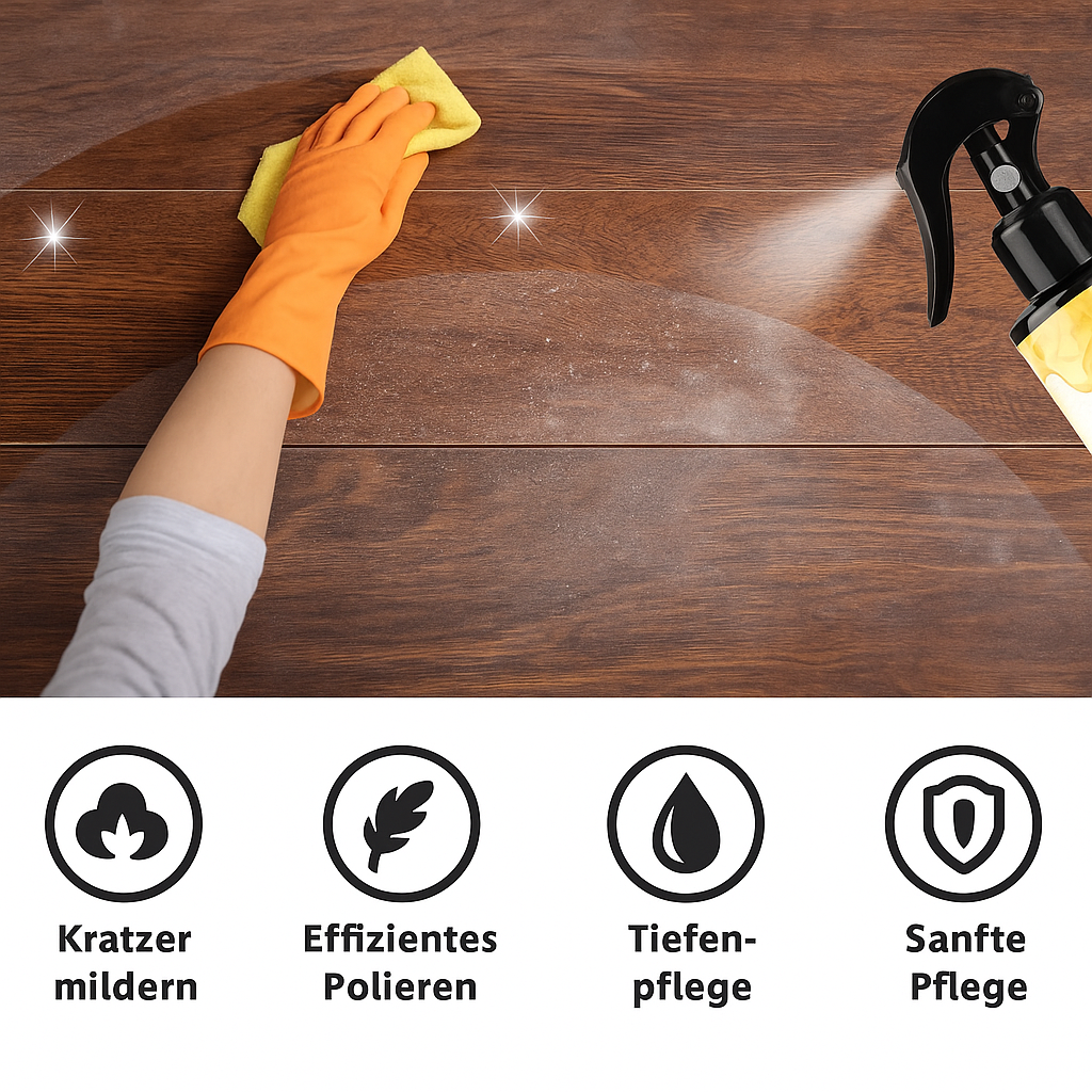 Micro Beeswax Spray for Wood - Enhance Furniture Shine and Timeless Beauty - Lamylie