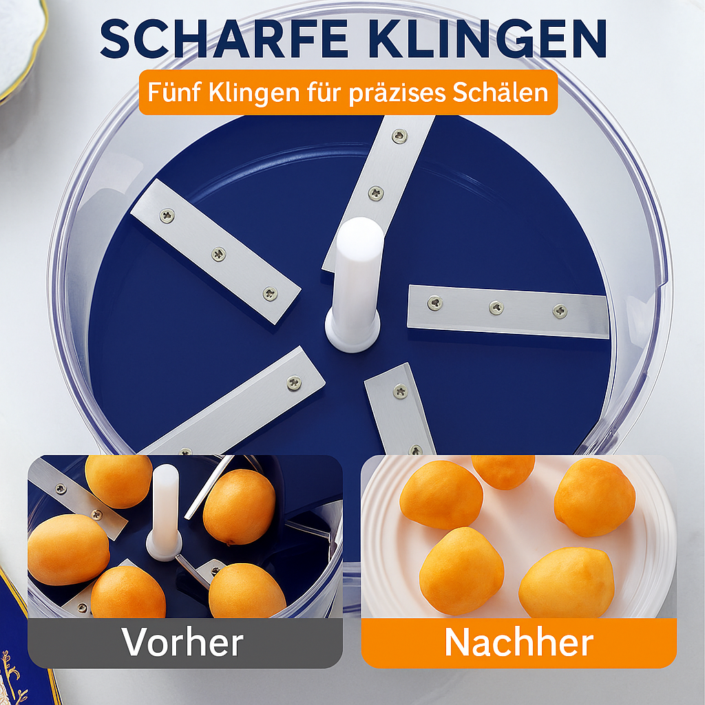 Crystal Peeler – Müheloses Schälen in Sekunden, ganz ohne Kleckern - Lamylie