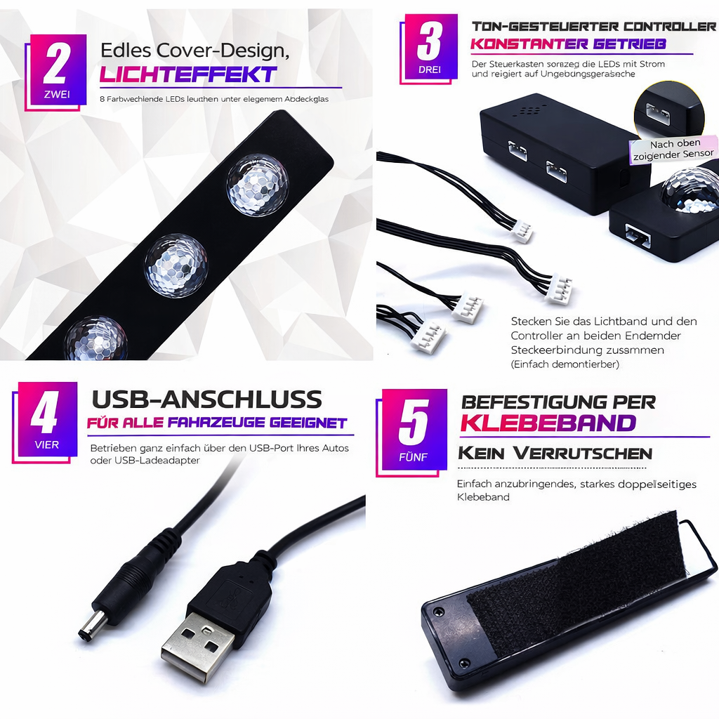Car Mood Lighting – LED Lights for a Vibrant Drive - Lamylie
