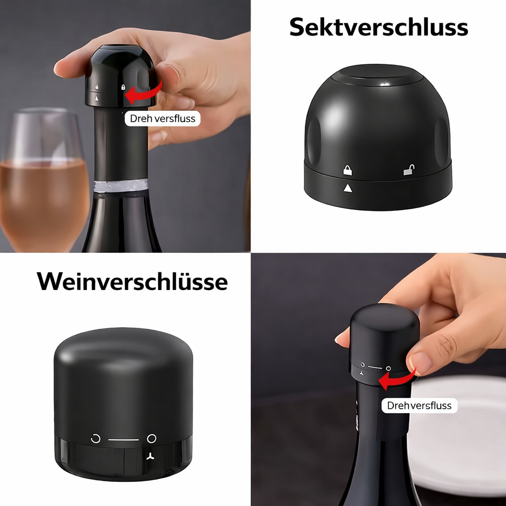 Freshness Keeper Pro – Mantieni freschi vino e spumante per giorni - Lamylie