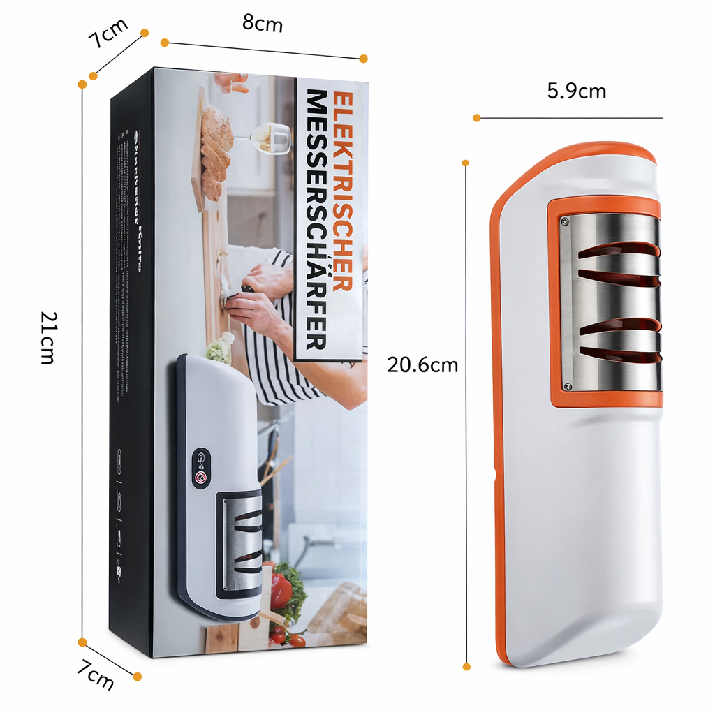 Affûteur de couteaux EdgePulse – Transformez les lames émoussées pour couper sans effort - Lamylie