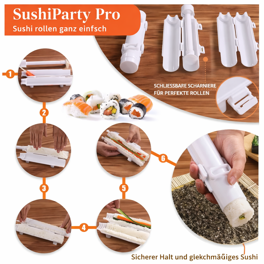 Sushi Party Maker – Des rouleaux de sushi parfaits en quelques secondes ! - Lamylie