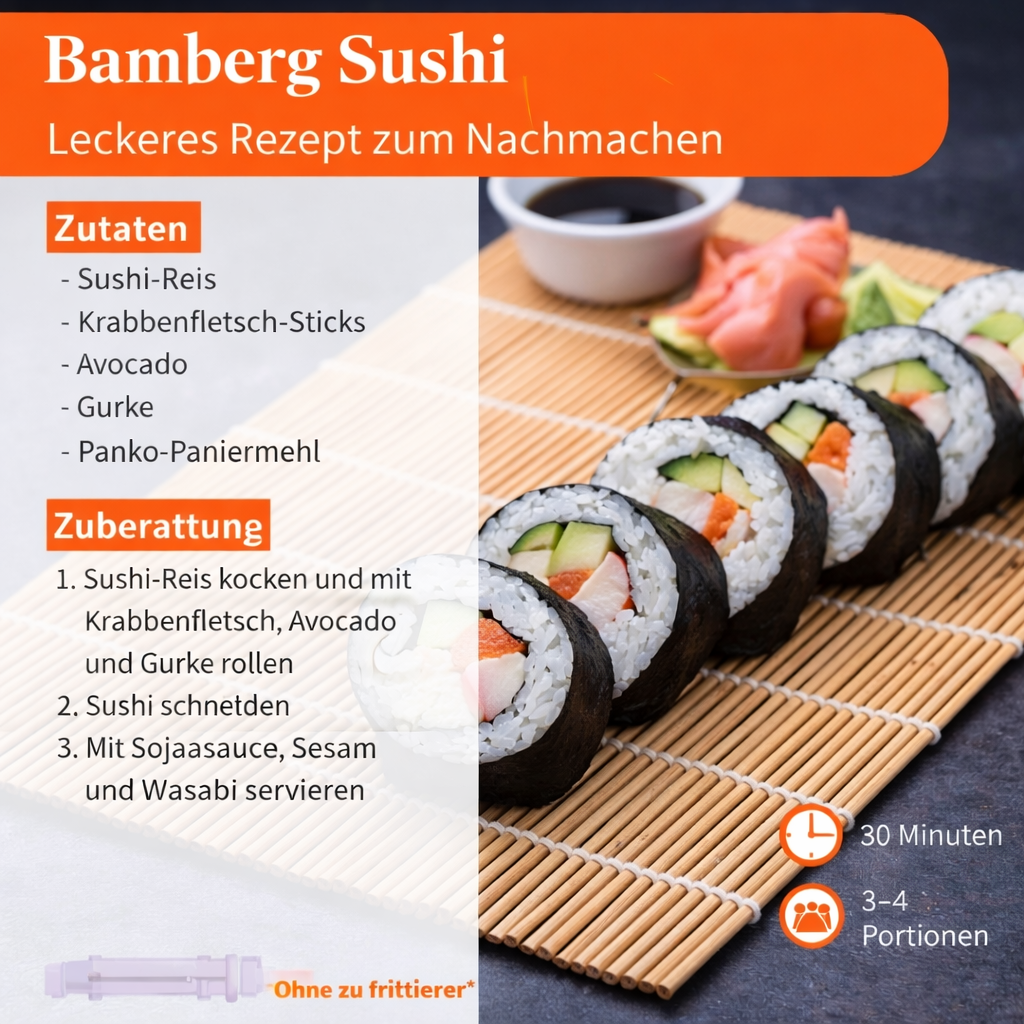 Sushi Party Maker – Des rouleaux de sushi parfaits en quelques secondes ! - Lamylie