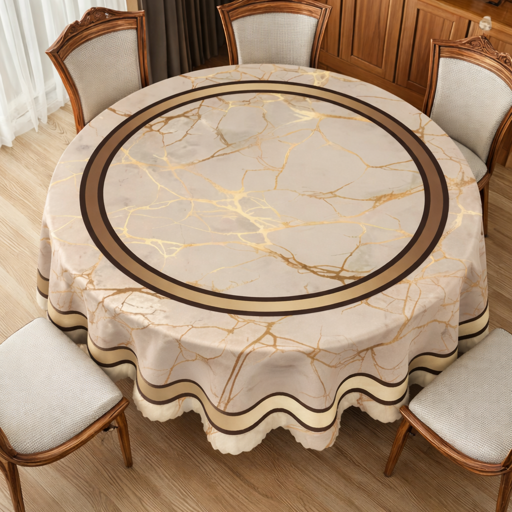 Marble Table Cover – Flawless Protection for Carefree Moments - Lamylie
