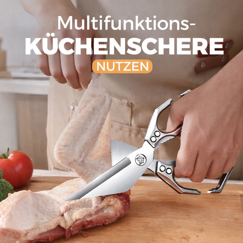 Multifunktionale Küchenschere aus 3Cr13-Edelstahl - Lamylie