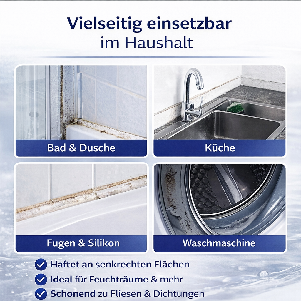 Schimmelentfernungsgel – Entfernt Schimmel und Flecken ohne Schrubben – Lamylie