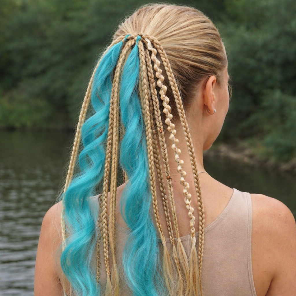 Hestehale med dreadlocks — øyeblikkelig bohemsk stil for frihet og selvtillit - Lamylie
