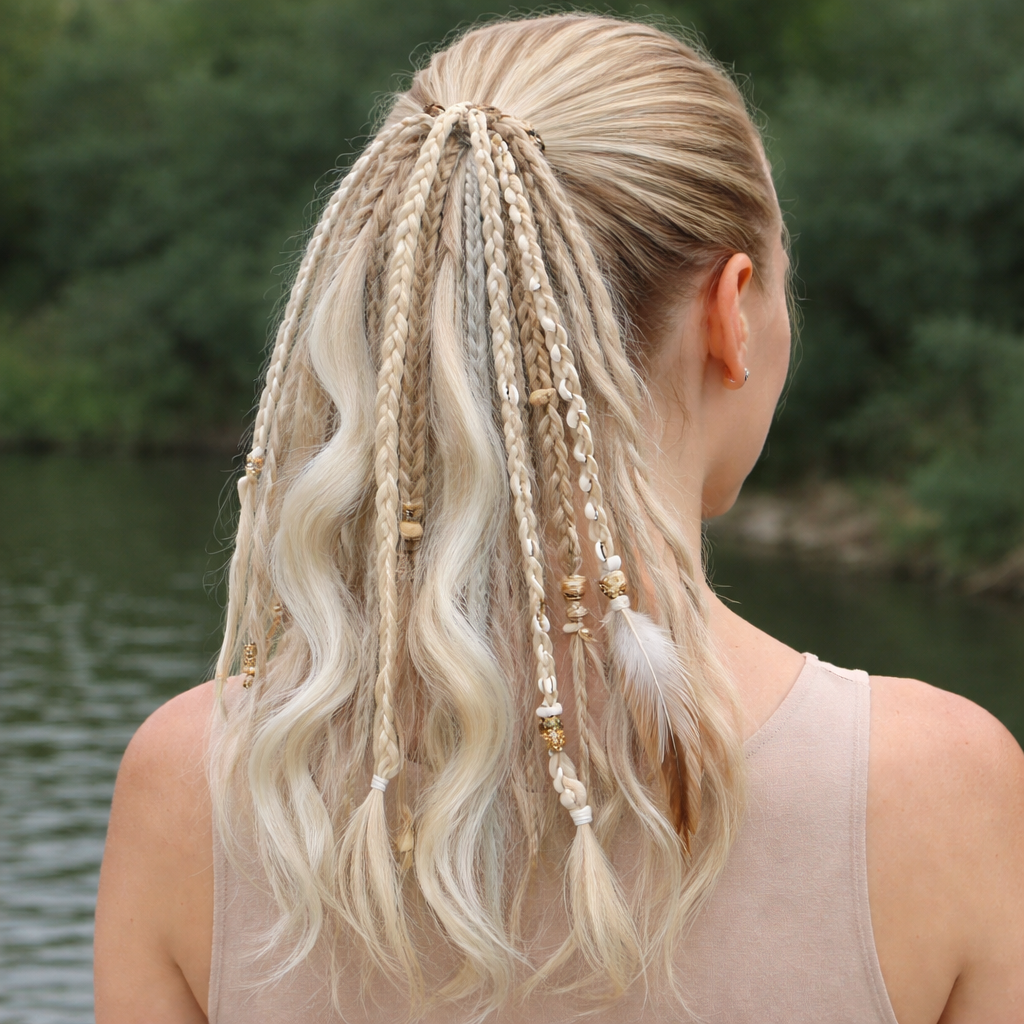 Hestehale med dreadlocks — øyeblikkelig bohemsk stil for frihet og selvtillit - Lamylie