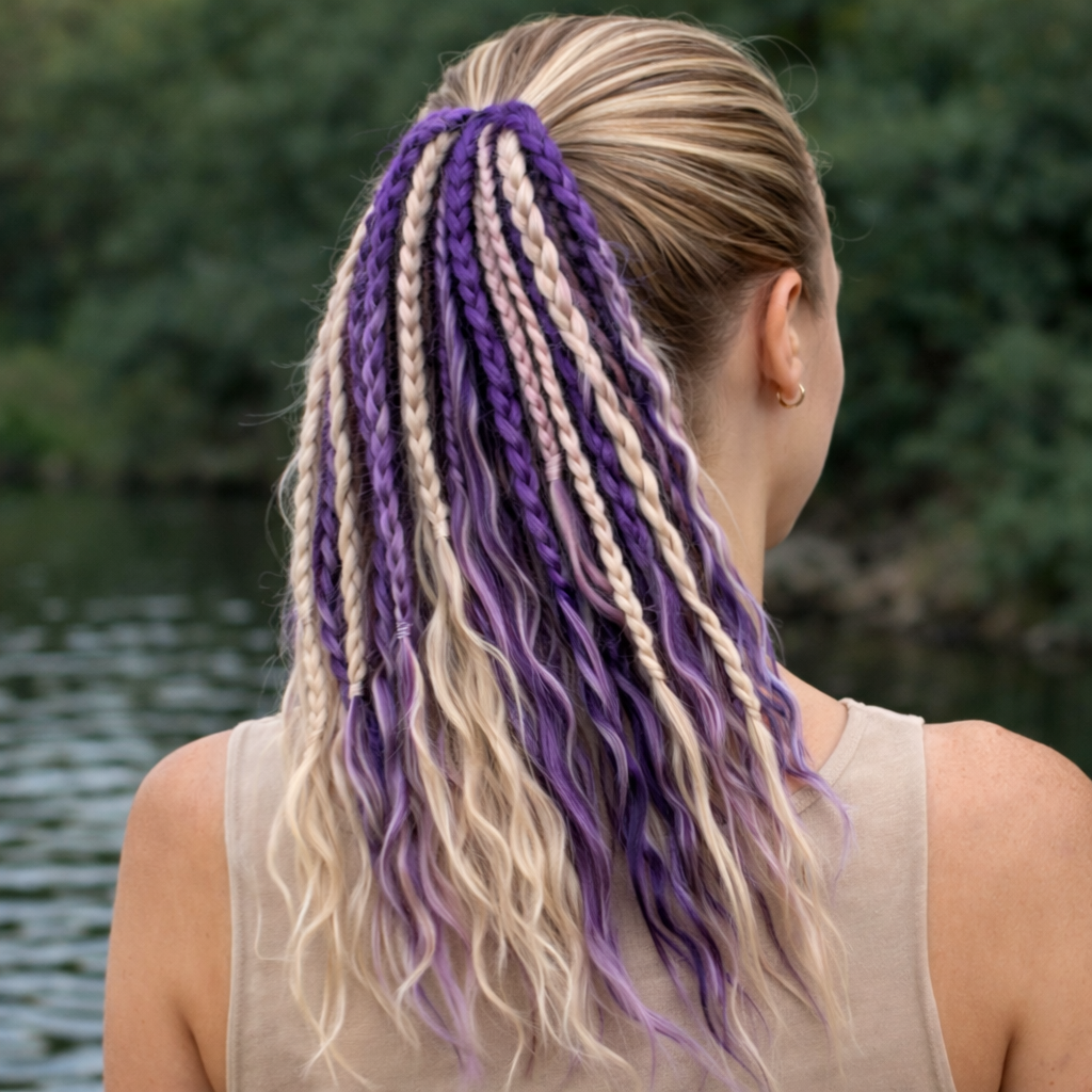 Hestehale med dreadlocks — øyeblikkelig bohemsk stil for frihet og selvtillit - Lamylie
