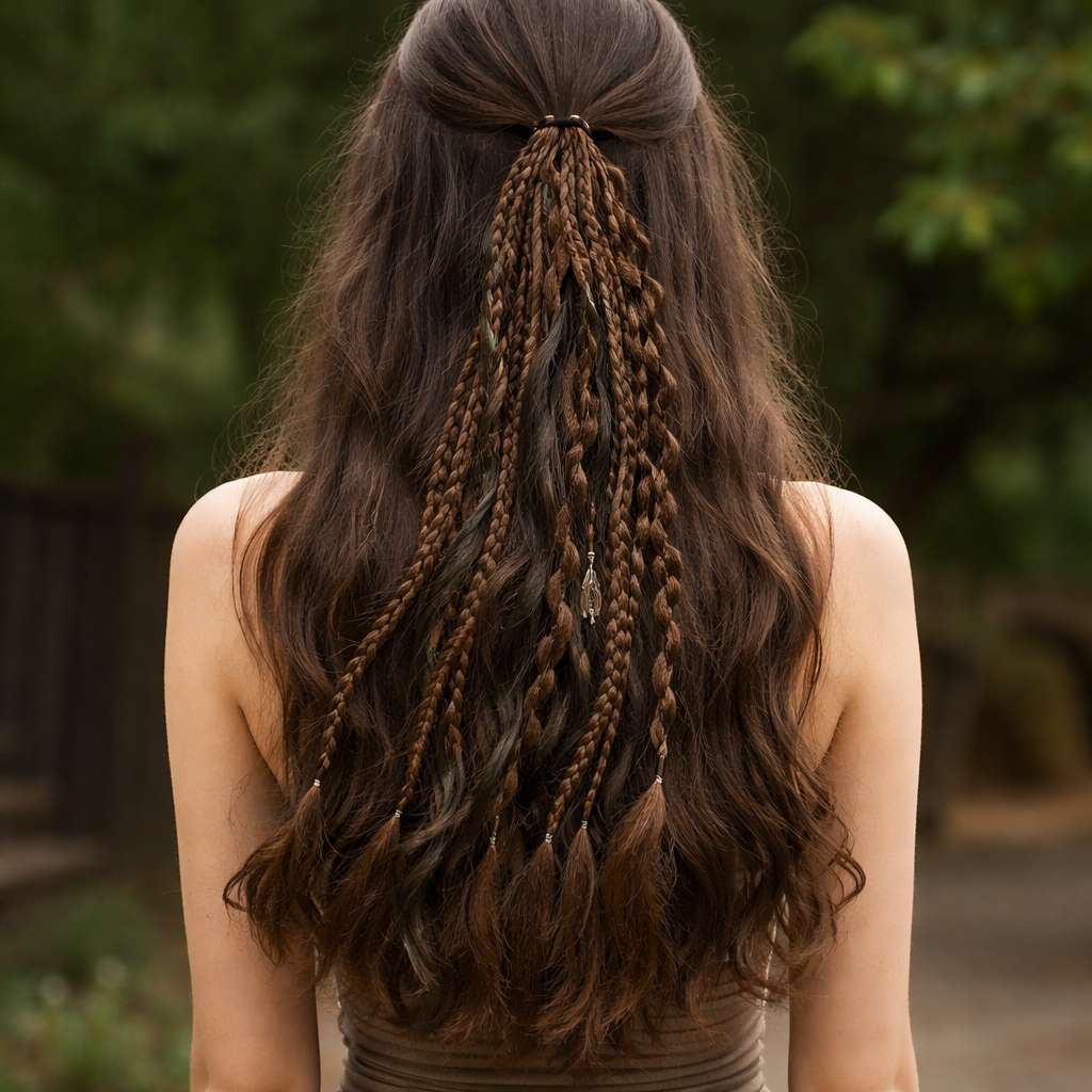 Hestehale med dreadlocks — øyeblikkelig bohemsk stil for frihet og selvtillit - Lamylie