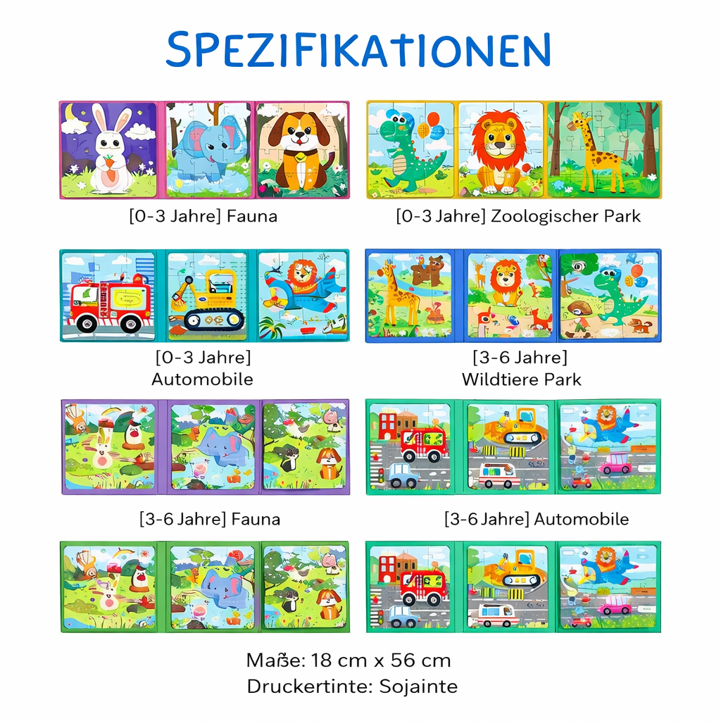 Magnetic Puzzle Book for Kids – Instant Favorite! - Lamylie