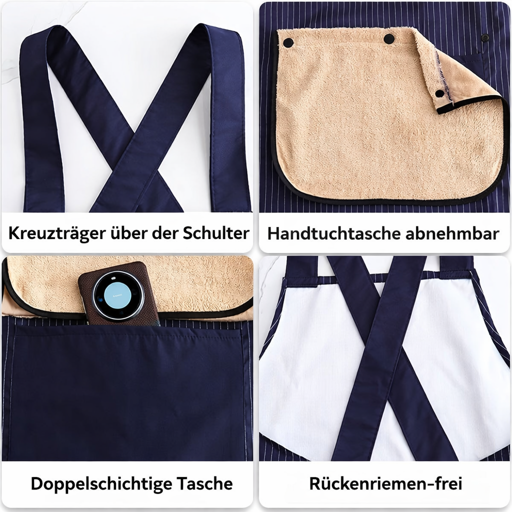 Kitchen Master Apron – Stay Clean, Comfortable, and Well-Organized While Cooking and Grilling - Lamylie