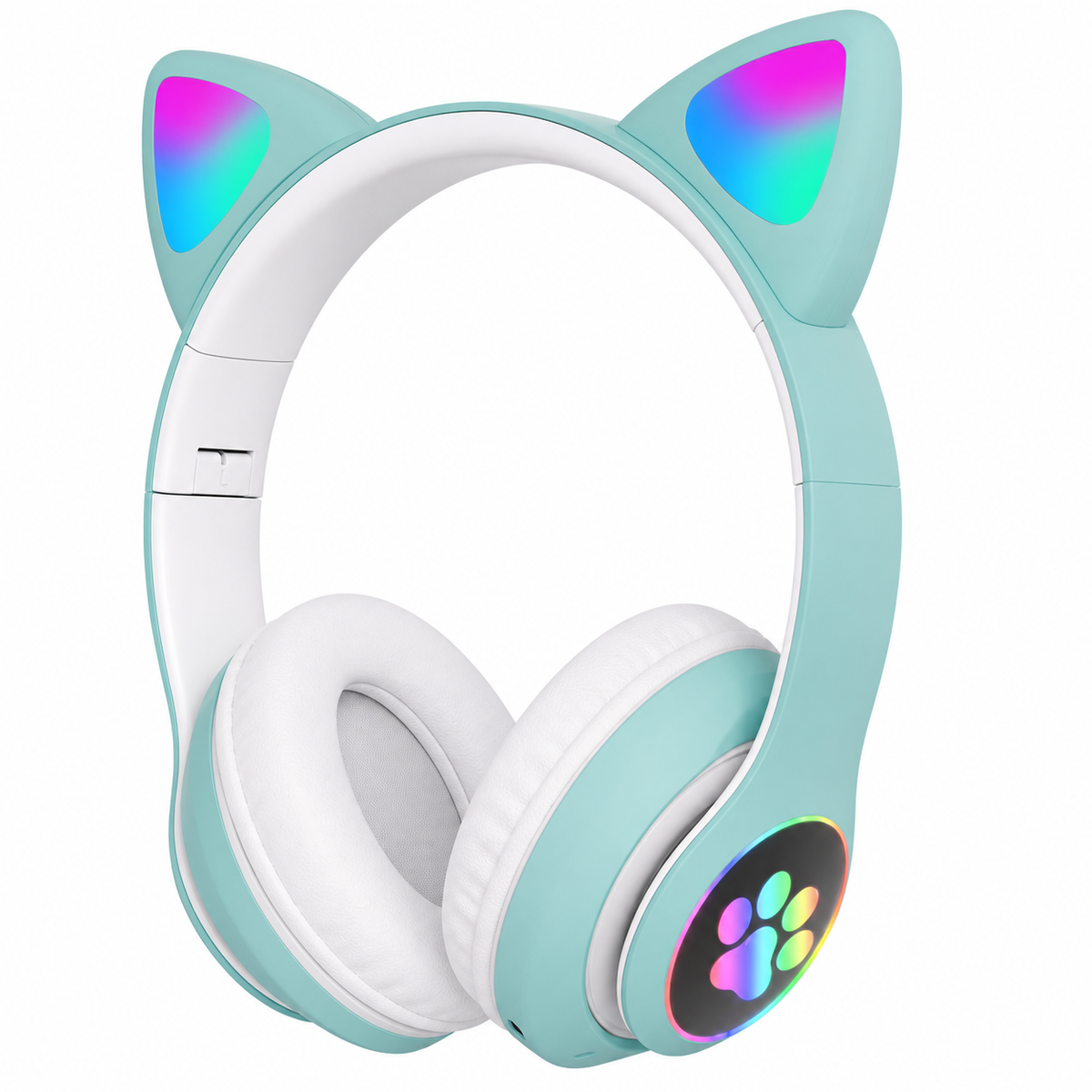LED Cat Ear Gaming Headset with USB and 3.5mm Connection - Lamylie