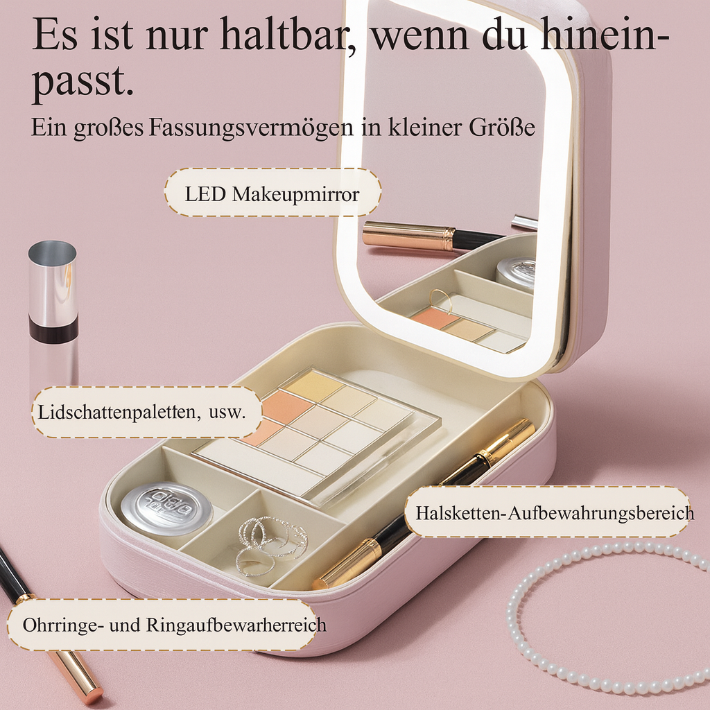 GlowCase Luxe – Iluminação de maquilhagem ideal a qualquer hora, em qualquer lugar - Lamylie