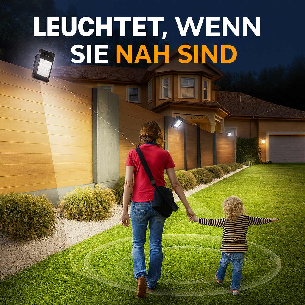 Solar Clip Light – Motion Sensor Light with No Wires or Electricity Costs - Lamylie