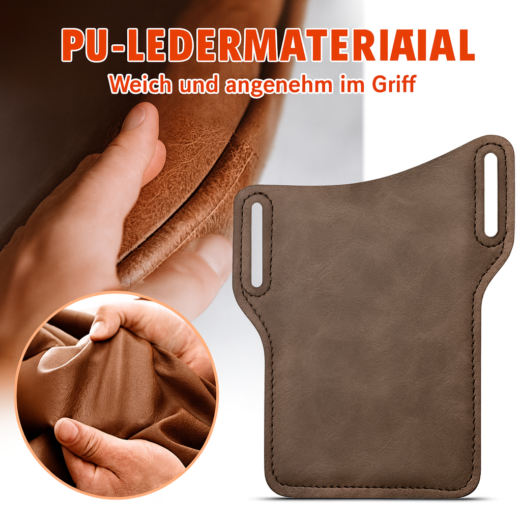 Elegant Leather Belt Bag for Your Smartphone - Lamylie