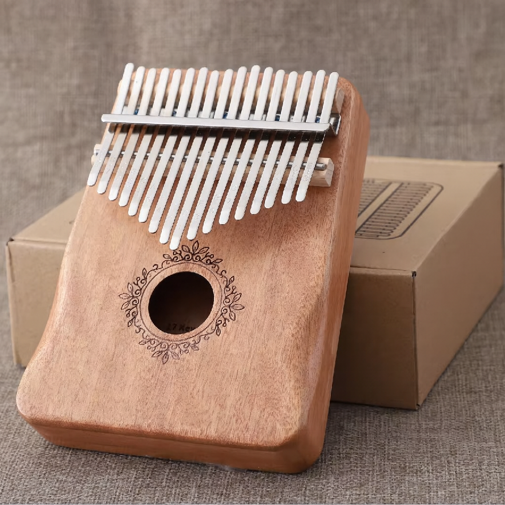 Instrument muzyczny kalimba – Kojące dźwięki naturalnego mahoniu - Lamylie