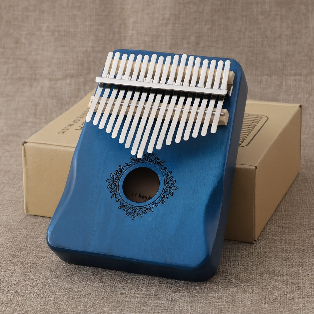Instrument muzyczny kalimba – Kojące dźwięki naturalnego mahoniu - Lamylie