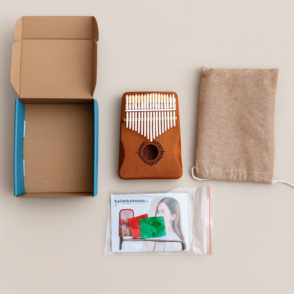 Instrument muzyczny kalimba – Kojące dźwięki naturalnego mahoniu - Lamylie