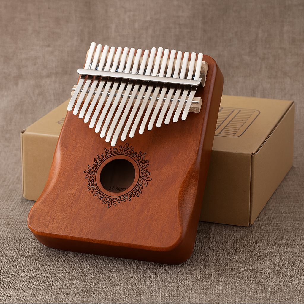 Instrument muzyczny kalimba – Kojące dźwięki naturalnego mahoniu - Lamylie