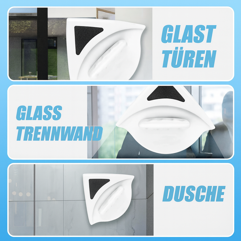 Magnetic Window Cleaner for Both Sides – Glass Cleaning Tool - Lamylie