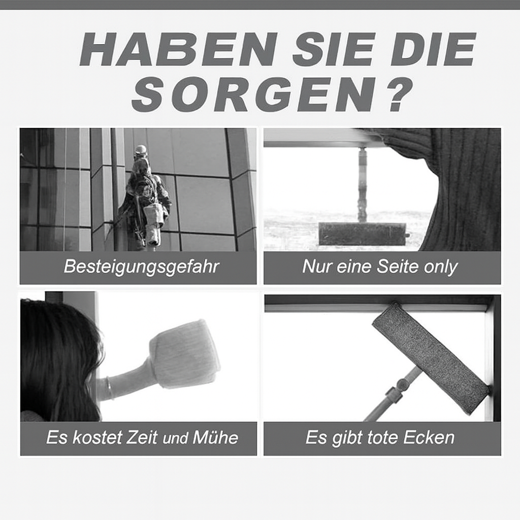 Magnetic Window Cleaner for Both Sides – Glass Cleaning Tool - Lamylie