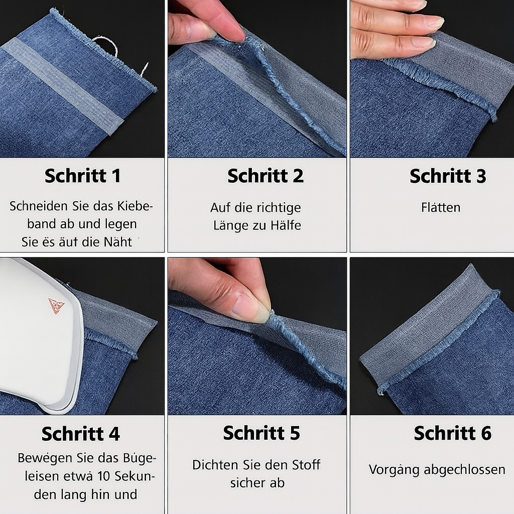 Ruban adhésif textile sans couture – Assemblez sans aiguille ni fil ! – Lamylie