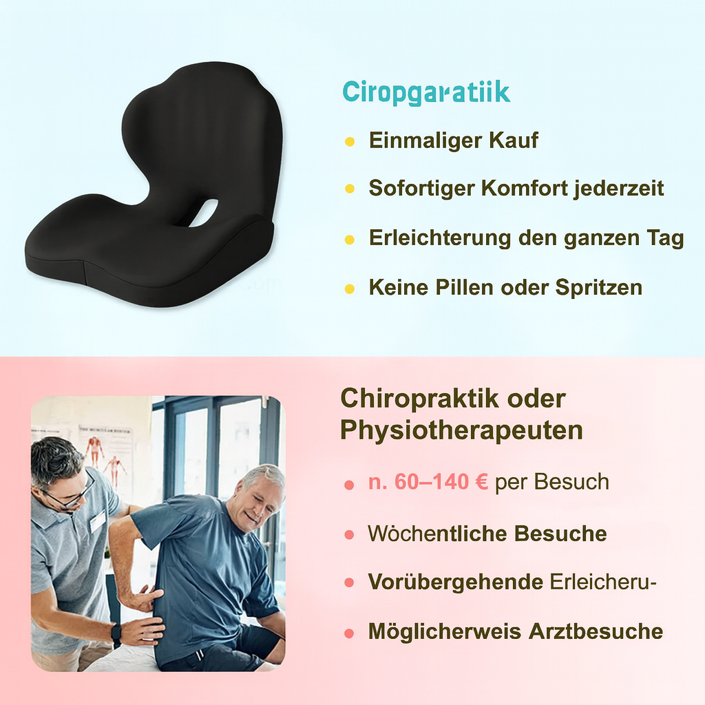 Komfortsitz – schmerz- und spannungsfrei sitzen - Lamylie