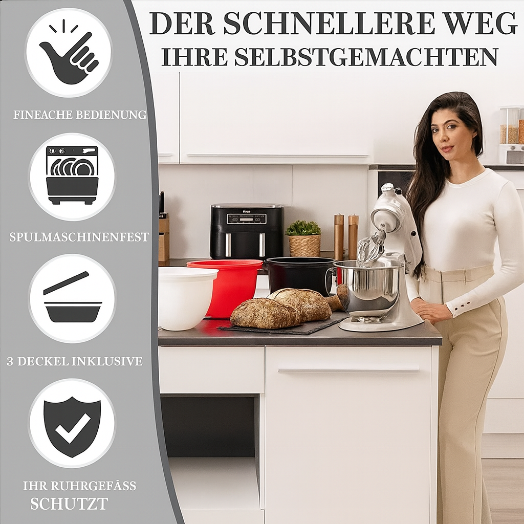 Tiszta szilikonbetét konyhai mixerhez – MixFlex - Lamylie