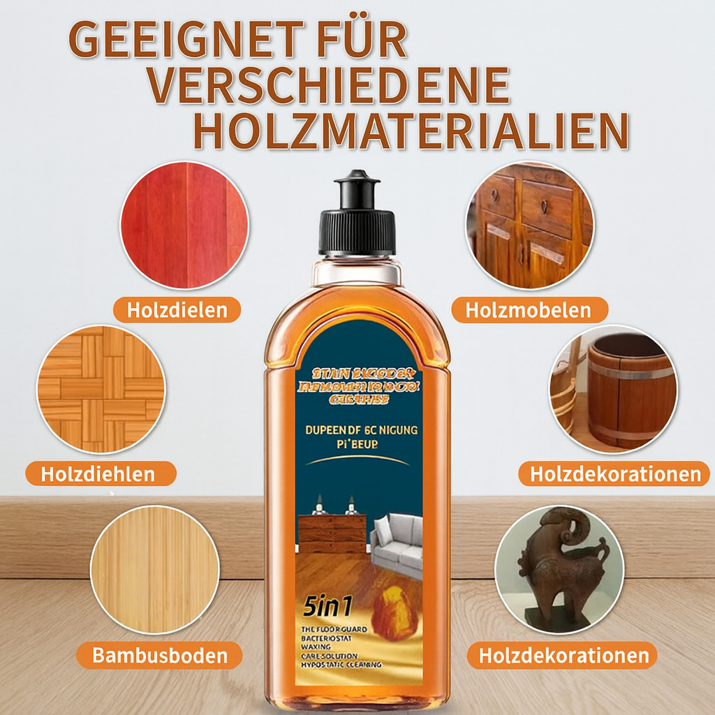 Brillance du bois naturel – Nettoie, protège et rafraîchit sans produits chimiques - Lamylie