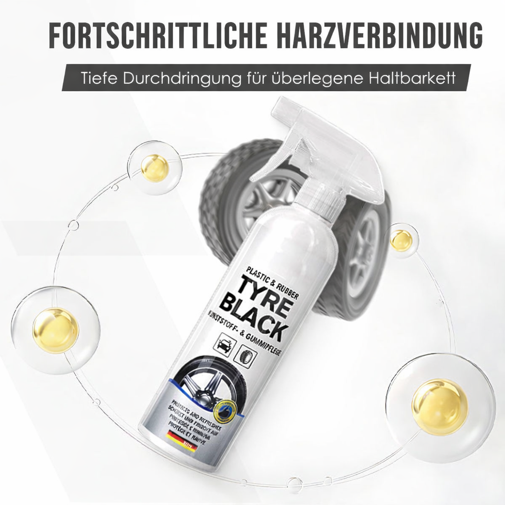 Deep Black Tire Shine for Lasting Protection and Stunning Finish - Lamylie