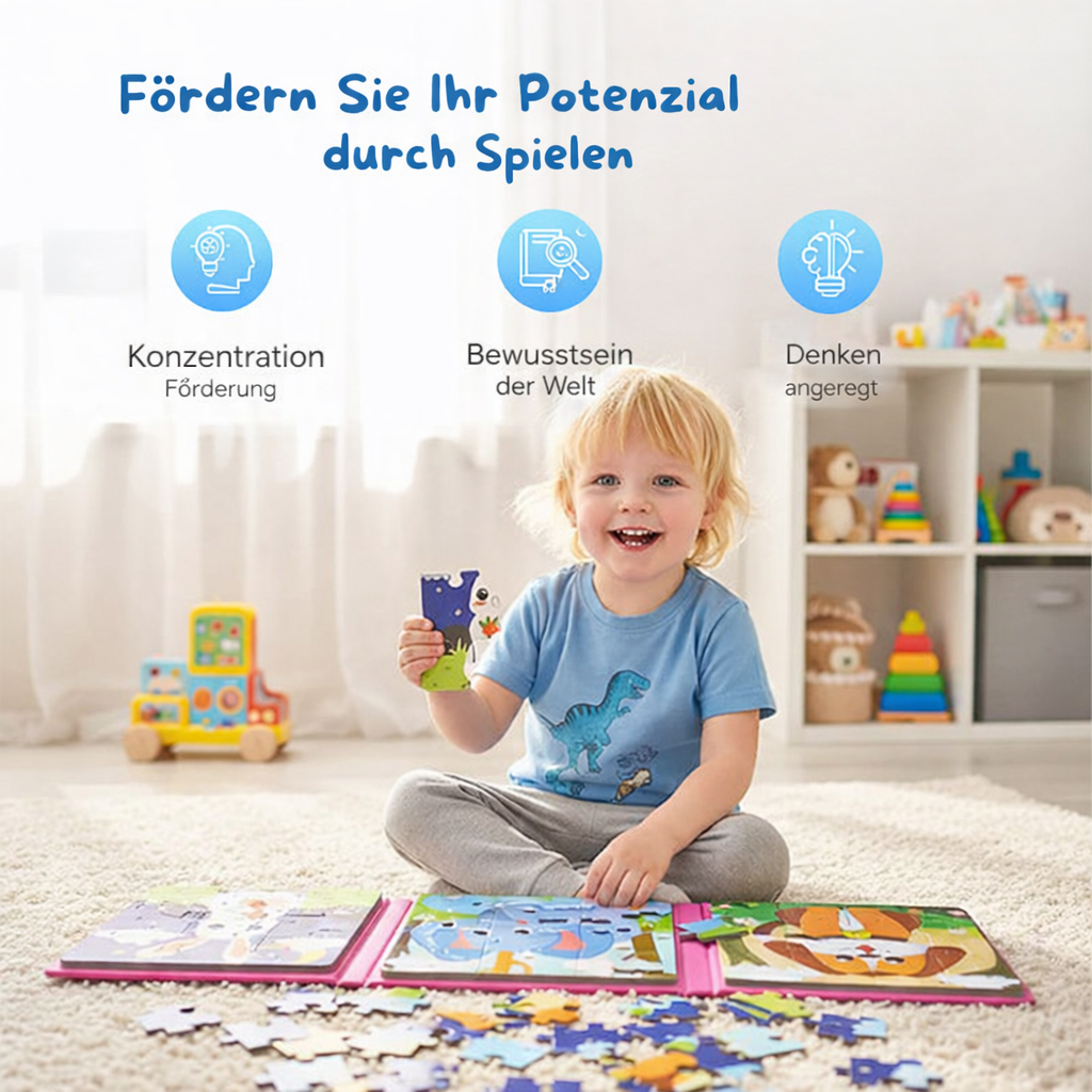 Magnetic Puzzle Book for Kids – Instant Favorite! - Lamylie