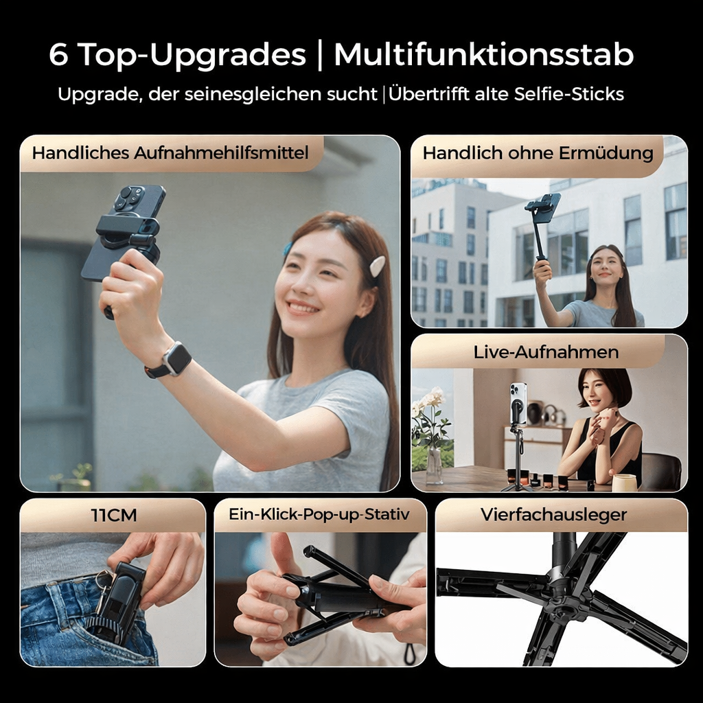 MagnetMount Pro - Caméra professionnelle pour des prises de vue nettes et stables partout - Lamylie