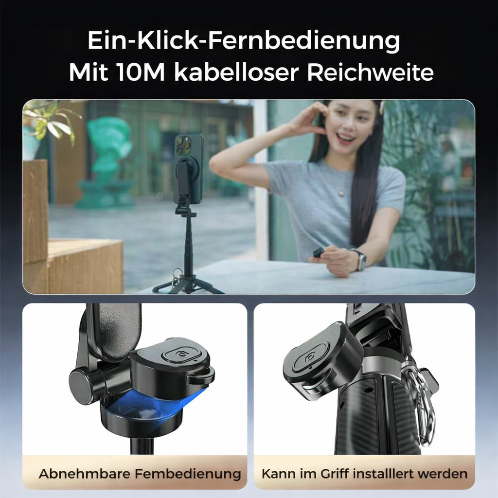 MagnetMount Pro - Caméra professionnelle pour des prises de vue nettes et stables partout - Lamylie