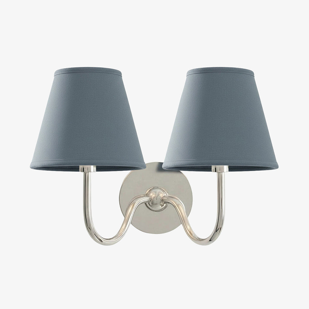 Wall Lamp with Pleated Fabric Shade | Classic Lighting for Bedroom and Living Room - Lamylie