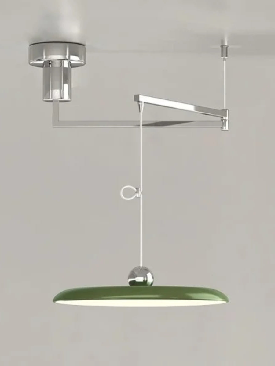 Adjustable Pendant Lamp with Swivel Arm | Minimalist Industrial Metal Lighting - Lamylie