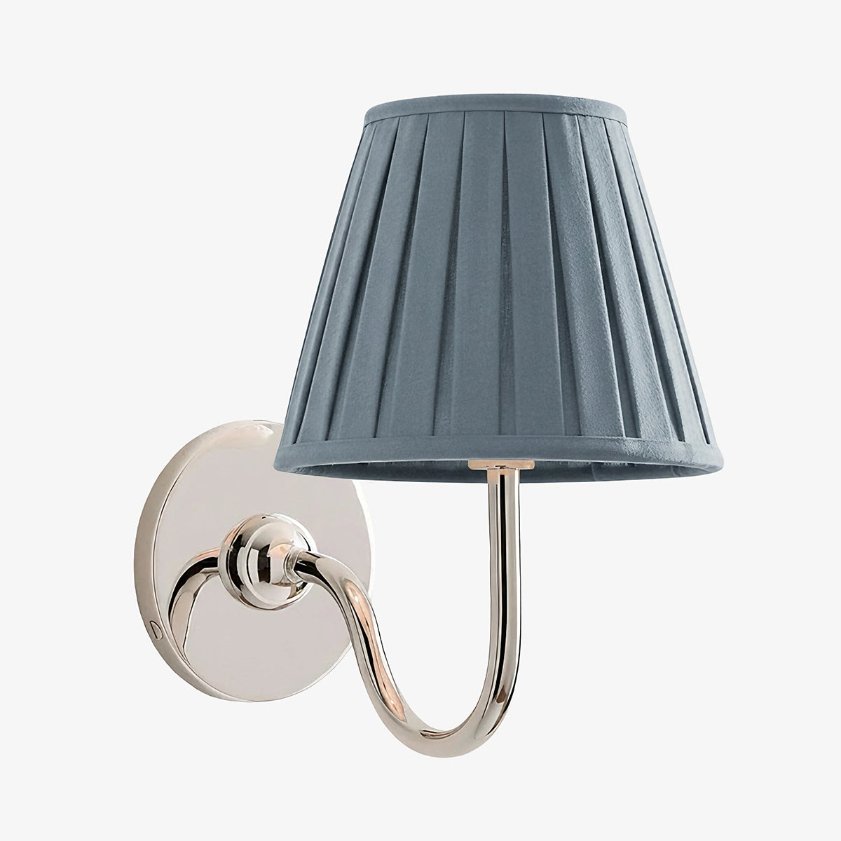 Wall Lamp with Pleated Fabric Shade | Classic Lighting for Bedroom and Living Room - Lamylie