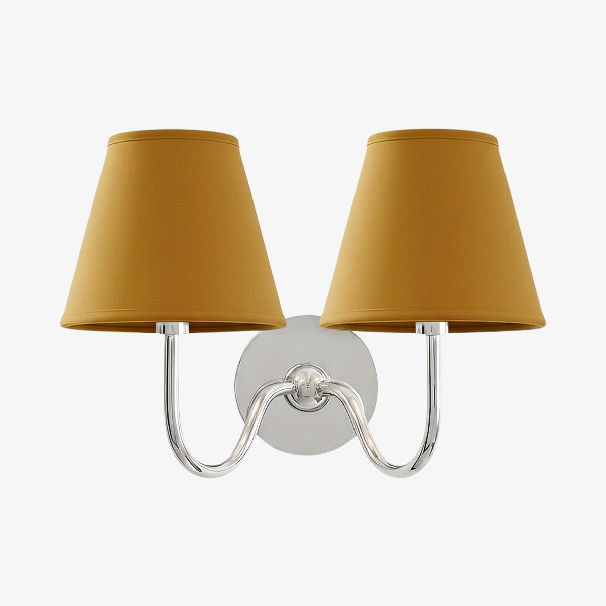 Wall Lamp with Pleated Fabric Shade | Classic Lighting for Bedroom and Living Room - Lamylie