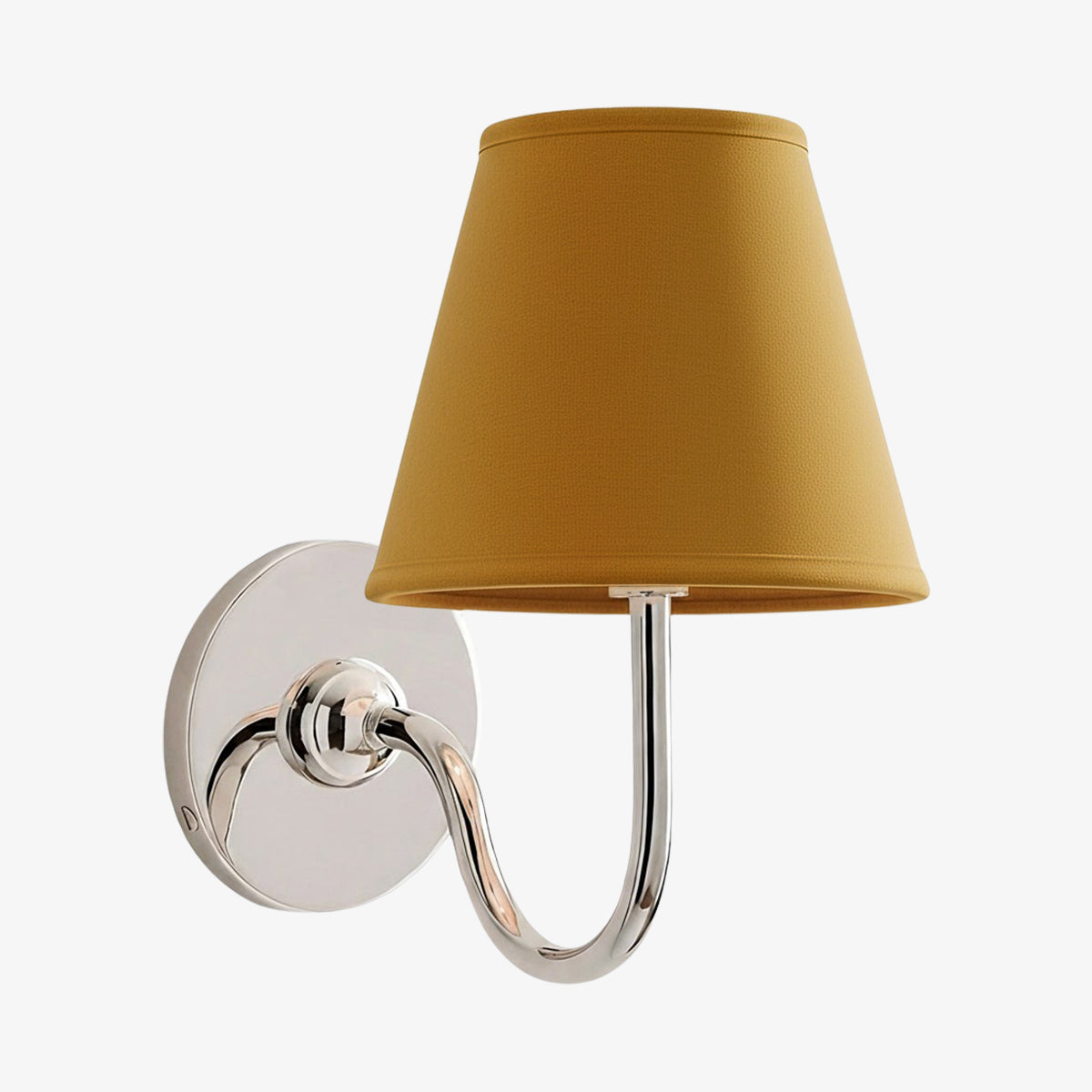Wall Lamp with Pleated Fabric Shade | Classic Lighting for Bedroom and Living Room - Lamylie